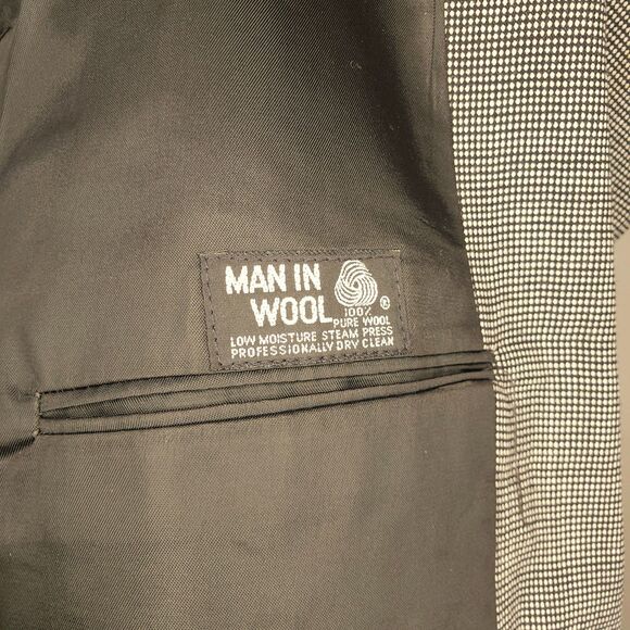 VTG Nino Cerruti Rue Royale Wool Suit Jacket Mens Blazer - Picture 4 of 4